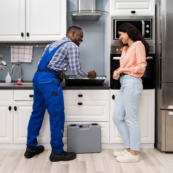 can you provide an estimate for cooktop repair before beginning any work in Bluffs IL